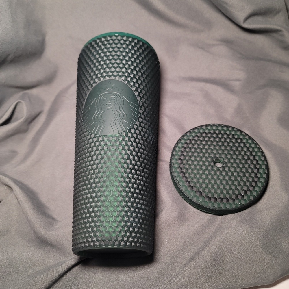 Starbucks  Holiday Pine Green Studded 24oz‎ Venti Cold Cup Tumbler